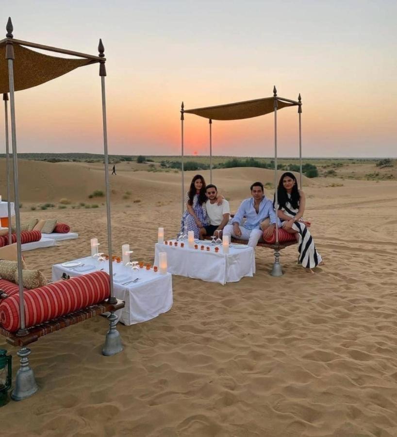Golden Sandstone Hotel Desert Safari Camp Jaisalmer Zewnętrze zdjęcie