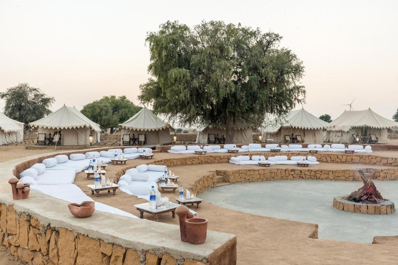 Golden Sandstone Hotel Desert Safari Camp Jaisalmer Zewnętrze zdjęcie