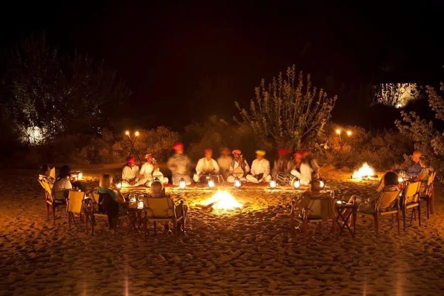 Golden Sandstone Hotel Desert Safari Camp Jaisalmer Zewnętrze zdjęcie