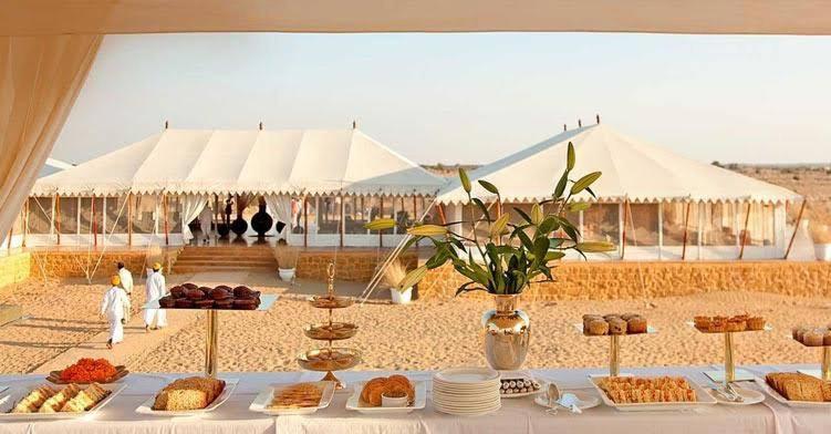 Golden Sandstone Hotel Desert Safari Camp Jaisalmer Zewnętrze zdjęcie