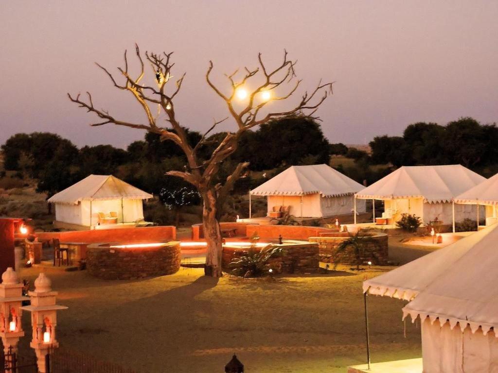 Golden Sandstone Hotel Desert Safari Camp Jaisalmer Zewnętrze zdjęcie