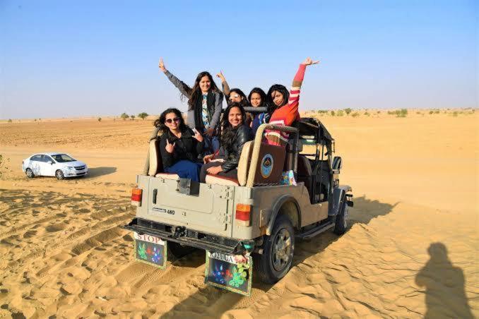 Golden Sandstone Hotel Desert Safari Camp Jaisalmer Zewnętrze zdjęcie