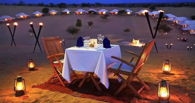 Golden Sandstone Hotel Desert Safari Camp Jaisalmer Zewnętrze zdjęcie