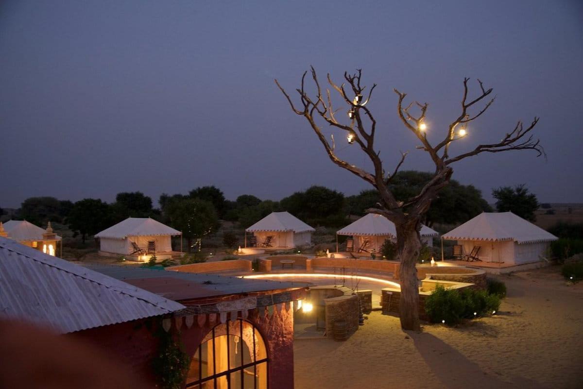 Golden Sandstone Hotel Desert Safari Camp Jaisalmer Zewnętrze zdjęcie