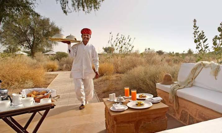 Golden Sandstone Hotel Desert Safari Camp Jaisalmer Zewnętrze zdjęcie